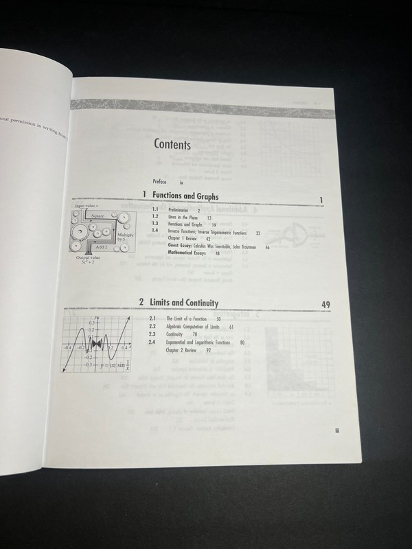 Vol 1 Calculus Textbook Custom Edition for Math 135 Rutgers University w/ CD-ROM gallery