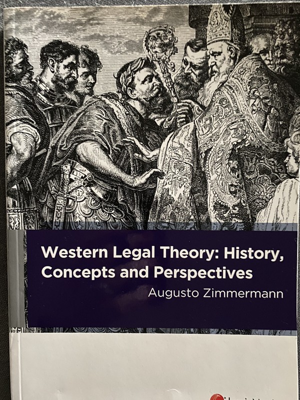 Western Legal Theory: History, Concepts And Perspectives 2013 LIKE NEW