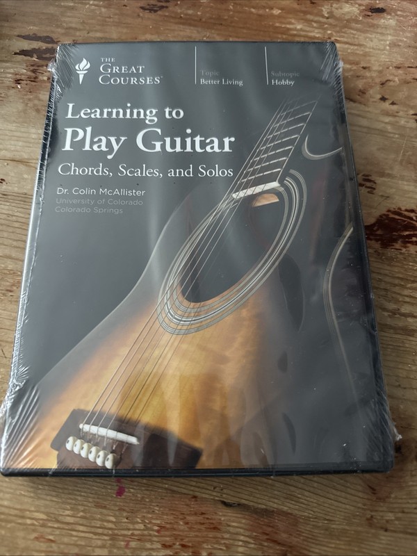 Learning to Play Guitar – The Great Courses (4 Disc Set) Still Sealed!!!