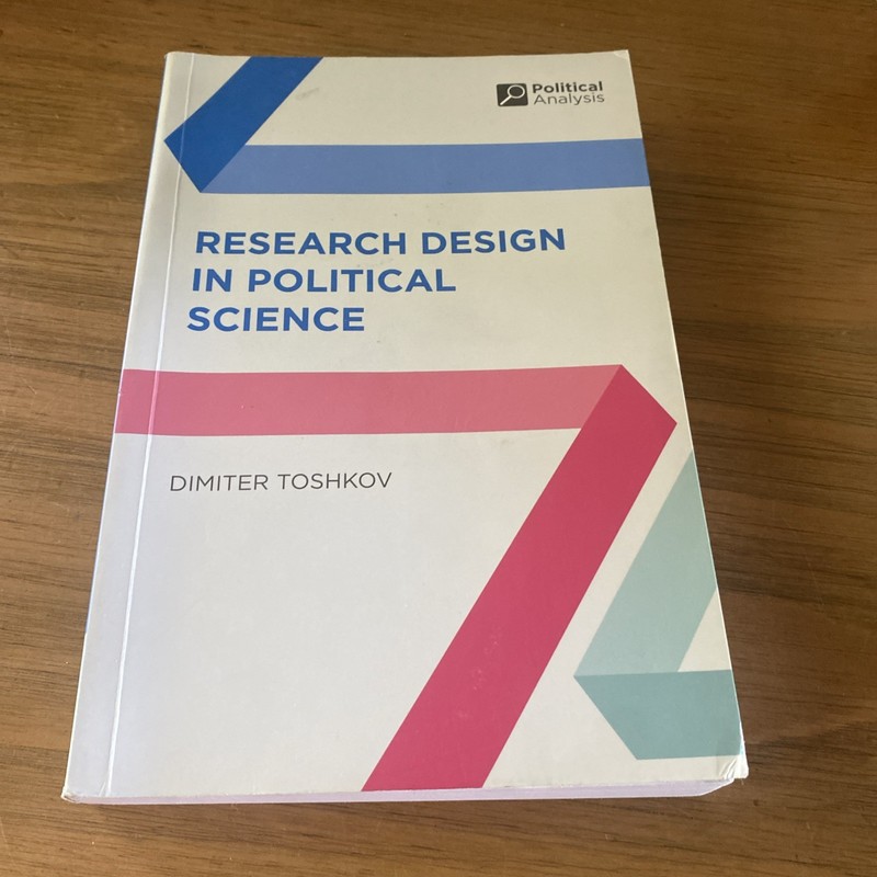 Research Design in Political Science… by Toshkov, Dimiter Paperback / softback