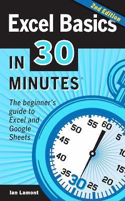 Excel Basics In 30 Minutes; 2nd Edition: The – Ian Lamont, 1939924308, paperback