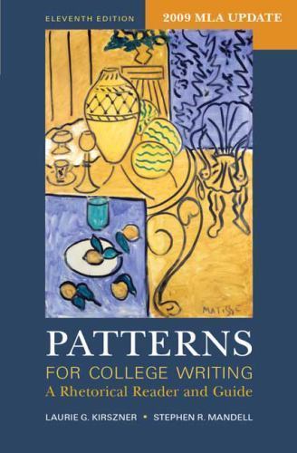 Patterns for College Writing with 2- 9780312601522, Laurie G Kirszner, paperback