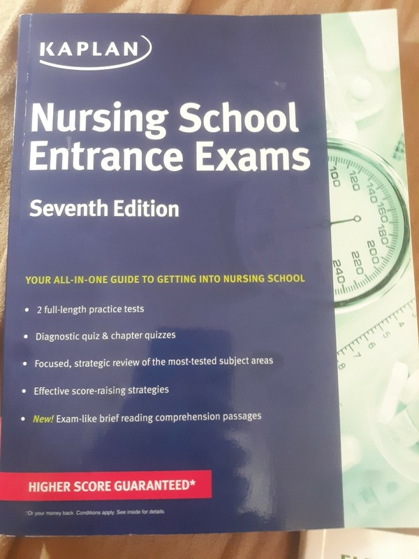 Nursing School Entrance Exams (Kaplan Test Prep) by Kaplan Nursing Book The Fast