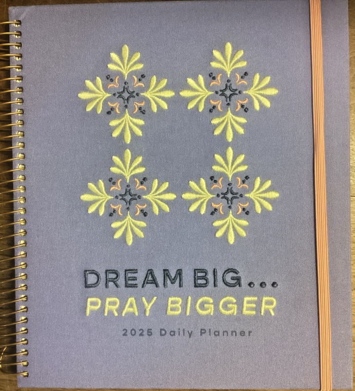 Joyce Meyer Hardcover DREAM BIG, Pray Bigger 2025 Daily Planner VERY GOOD