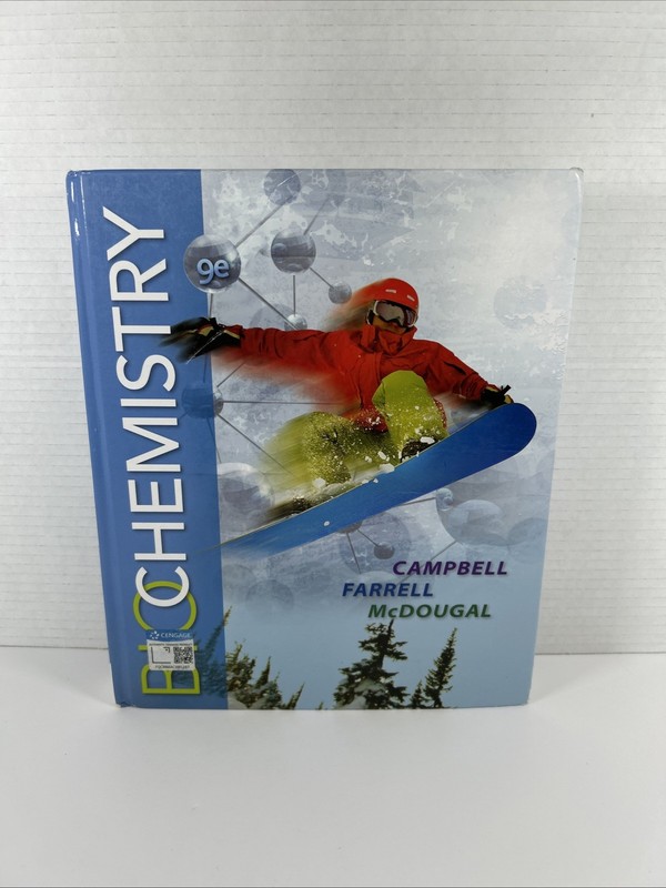 Biochemistry 9th Ed by Shawn O. Farrell, Mary K. Campbell Hardcover