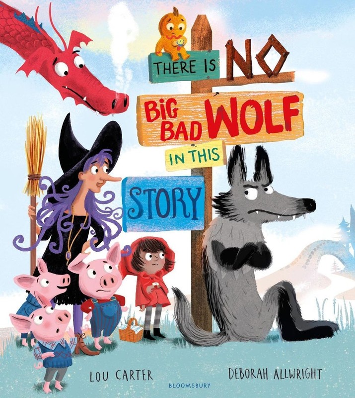 There Is No Big Bad Wolf In This Story by Lou Carter (English) Paperback Book