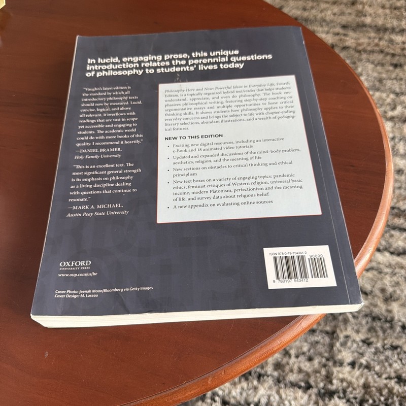 Philosophy Here and Now : Powerful Ideas in Everyday Life by Lewis Vaughn (2021, gallery