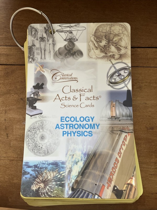Classical Acts and Facts Science Cards Ecology Astronomy Physics : First Edition