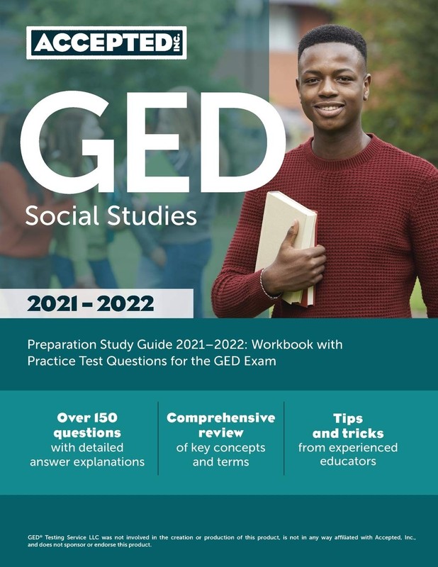 GED Social Studies Preparation Study Guide 2021-2022: Workbook w