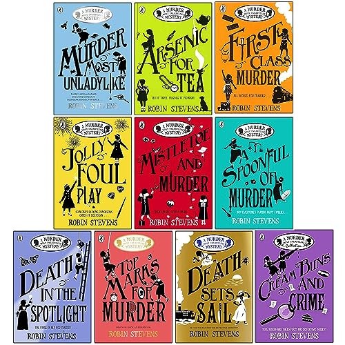 A Murder Most Unladylike Mystery Series 9 Books Collection Set by Robin Stevens