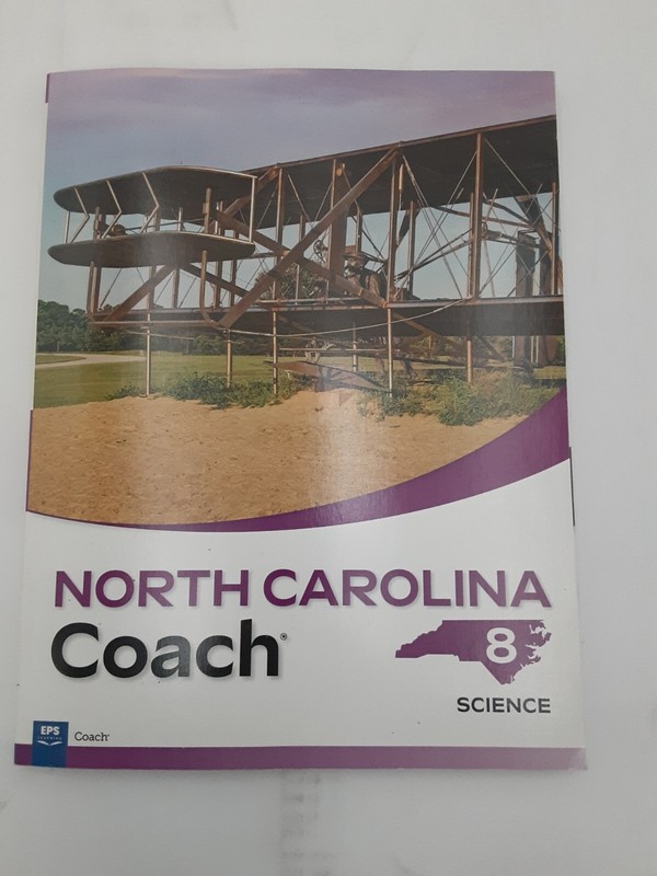 North Carolina Coach Grade 8 Science 2025 Edition Unused 9781429327626