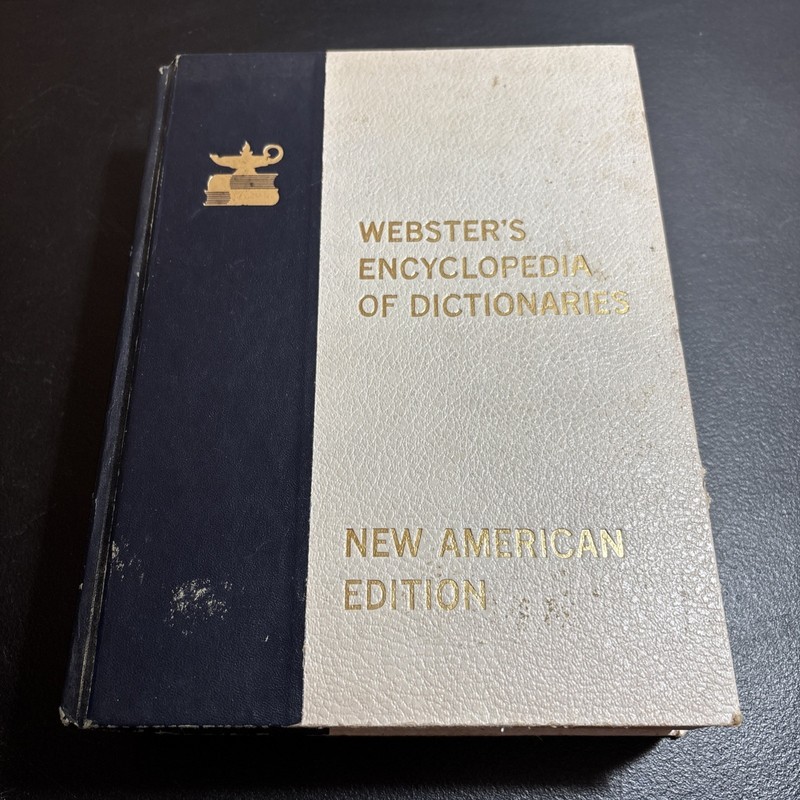 WEBSTER’S Encyclopedia of Dictionaries New American Edition 1978 Large Type Book