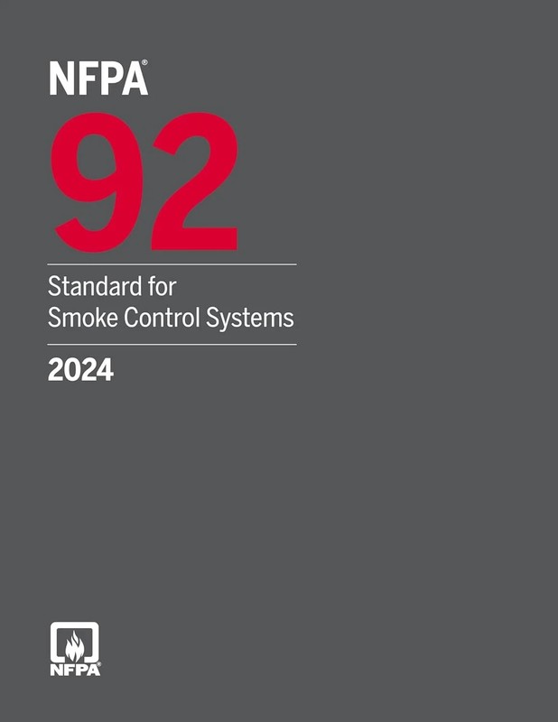 NFPA 92 Standard for Smoke Control Systems (2024) USA Stock Fast Shipping