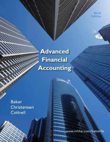 Advanced Financial Accounting – Hardcover By Baker, Richard – GOOD