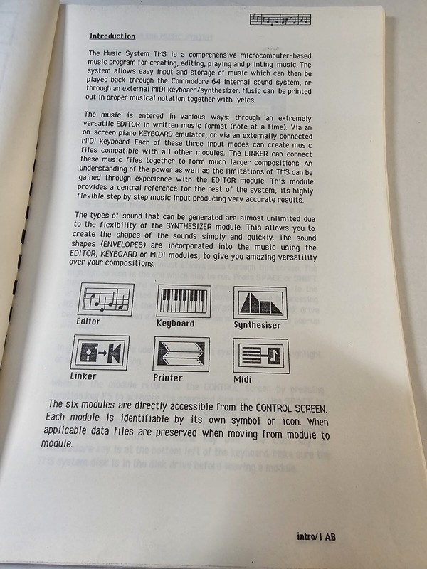 The Music System for Comodore 64 User Manual 21/06/85 Draft Uncorrected Proof gallery
