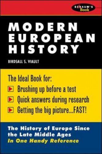 Modern European History - 0070674531, Birdsall S Viault, paperback