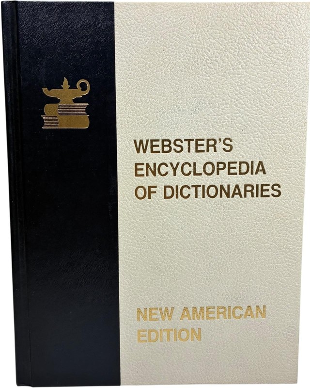 Webster’s Encyclopedia of Dictionaries New American ED 1981 Large Type J Allee