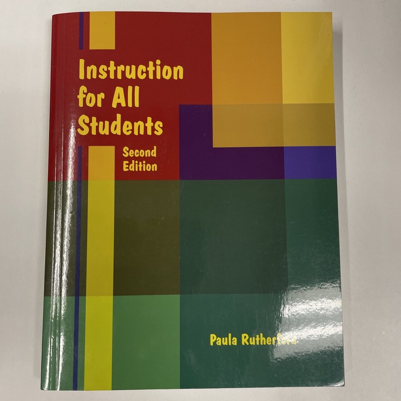Instruction for All Students : Second Edition by Paula Rutherford (2012,…