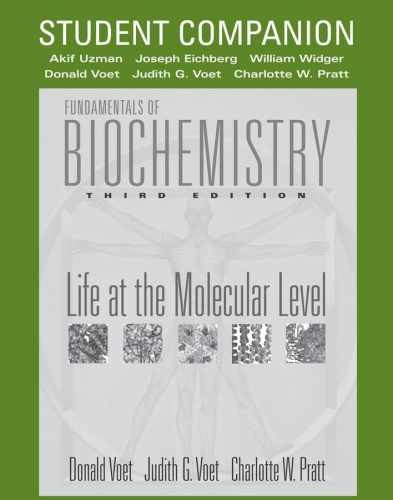 Fundamentals of Biochemistry: Life at – Paperback, by Voet Donald – Very Good