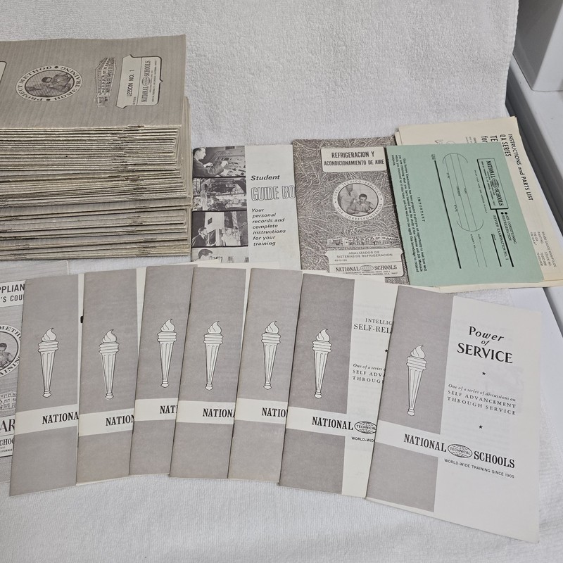 VTG National Technical Schools Air Conditioning Refrigeration HVAC Course Books gallery