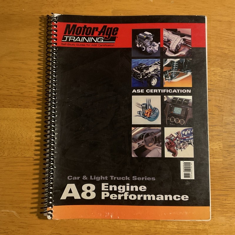 Motor Age Training Car & Light Truck A8 Engine Performance Spiral