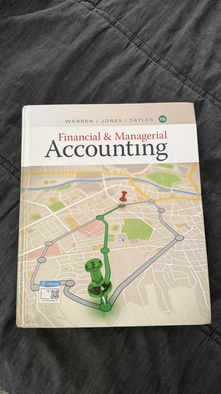 Financial and Managerial Accounting 15e Hardback