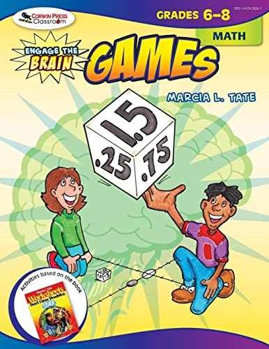 Engage the Brain: Games, Math, Grades – Paperback, by Tate Marcia L. – Very Good