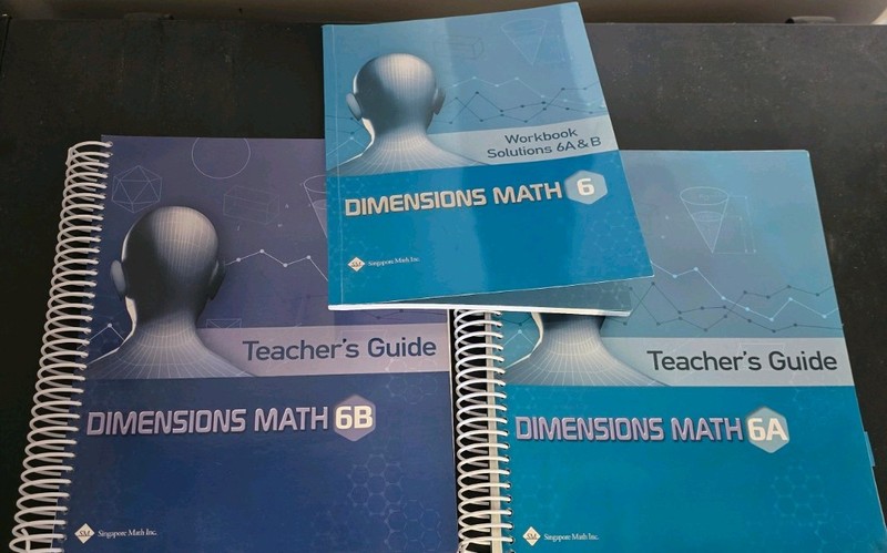 Dimensions Math 6A & 6B TEACHER’S guide & Workbook Solutions