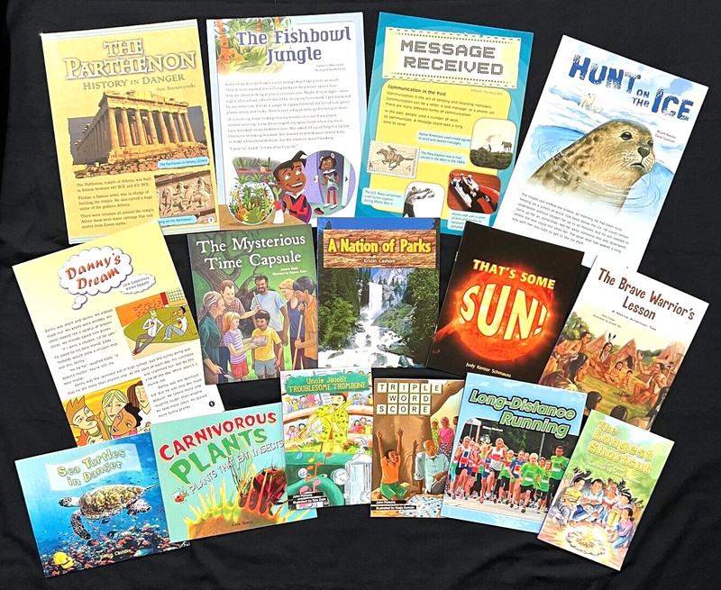 3rd – 4th Grade – RIGBY – LEVELED LIBRARY (Level O) (15 readers/folders) (2020)