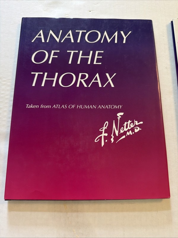 Anatomy of The Thorax by Frank H. Netter. Special Edition Hardcover. Very Good