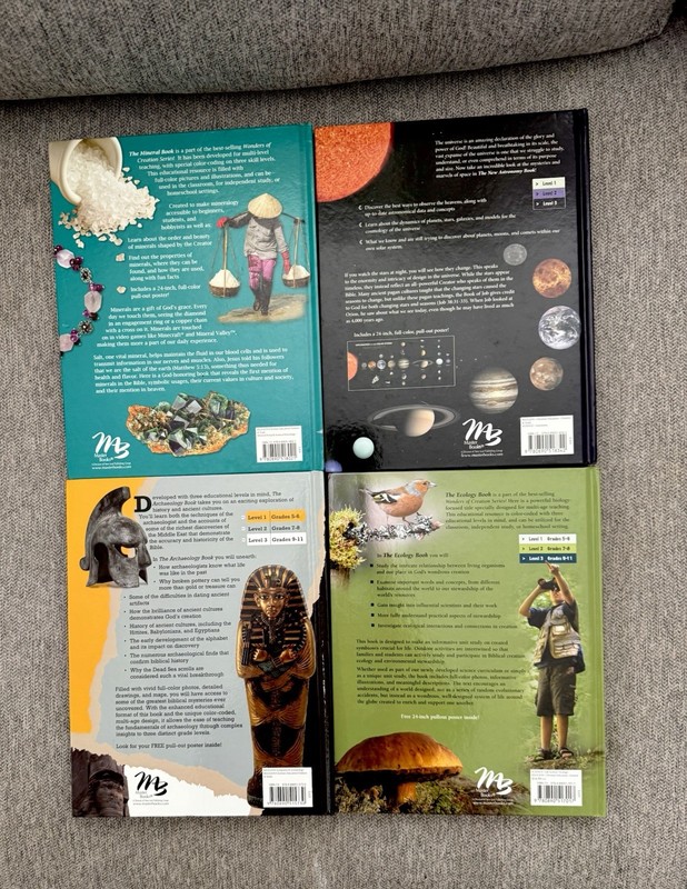 Wonders of Creation Science Book Lot 8 Vol Archaeology Geology Ocean Cave Fossil gallery