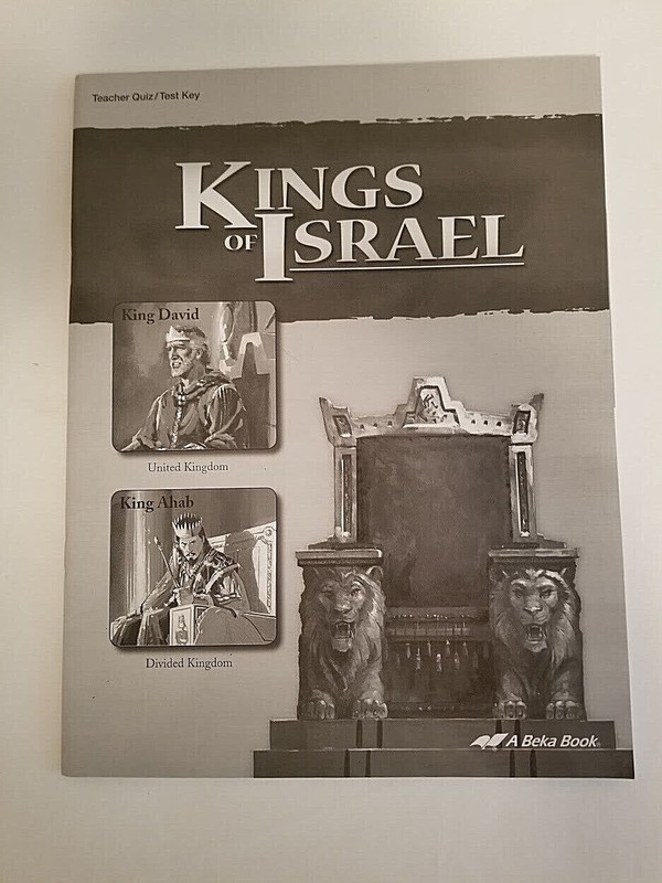 ABEKA ~Kings of Israel~ Teacher Quiz/Test Key (3rd Edition) Like New!