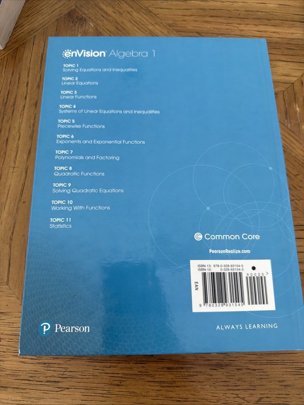 ENVISION AGA COMMON CORE STUDENT - Hardcover, by PRENTICE HALL - Very Good gallery