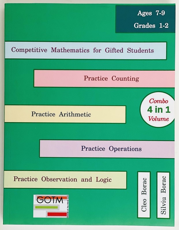 Competitive Mathematics For Gifted Students Level 1 Combo Ages 7-9 | 2nd ed. New