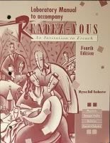 RENDEZ-VOUS: AN INVITATION TO FRENCH By Myrna Bell Rochester