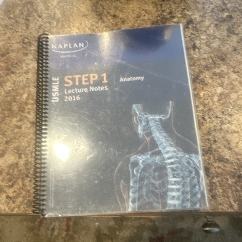 Kaplan Medical USMLE Step 1 Lecture Notes 2016 Anatomy Spiralbound Study Guide