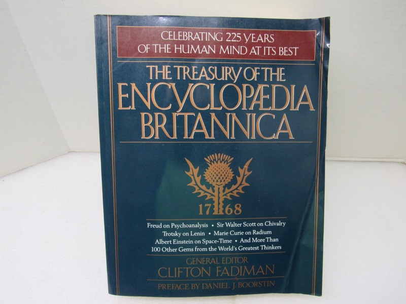 The Treasury Of The Encyclopedia Britannica Clifton Fadiman Viking Press 1992 PB