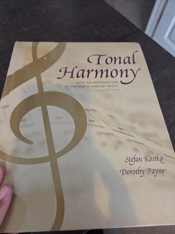 Tonal Harmony Hardcover Book And Workbook Fifth Edition #S138