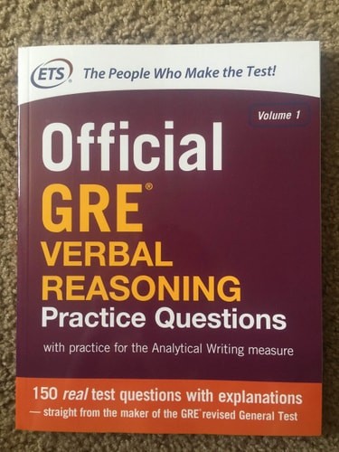 Official GRE Verbal Reasoning Practice Questions by Educational Testing Service,
