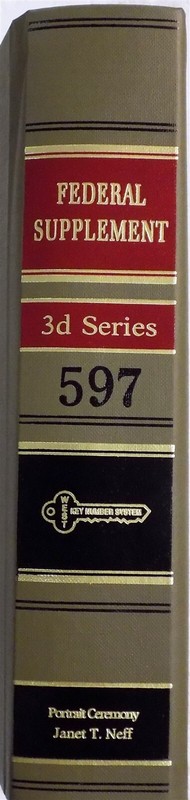 West’s Federal Supplement 3d Series Volume 597 F.Supp.3d Thomson Reuters 2023
