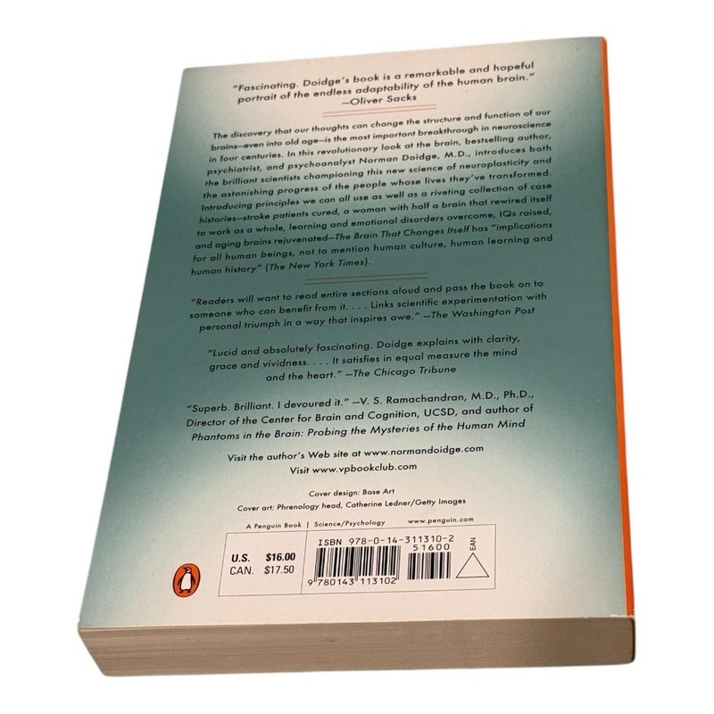The Brain That Changes Itself Norman Doidge M.D. Psychology Paperback Book gallery