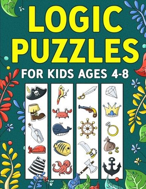 Logic Puzzles for Kids Ages 4-8 by Activity Wizo (English) Paperback Book