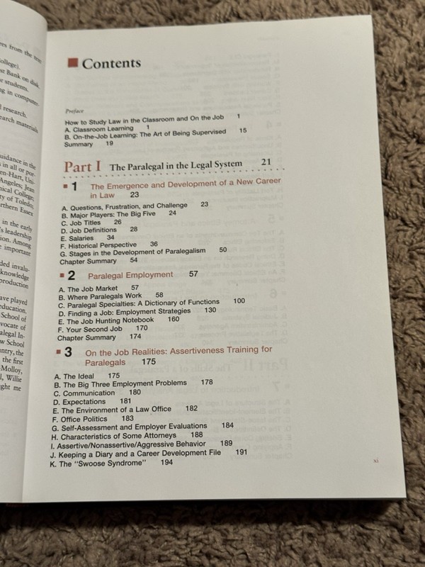 Introduction to Paralegalism By William Statsky 4th Fourth Edition Text Book gallery