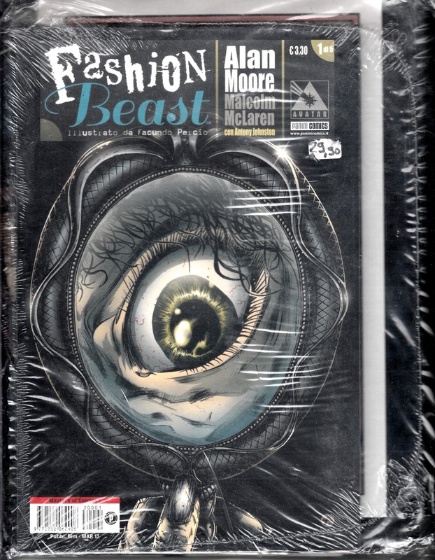 PANINI COMICS - ALAN MOORE - FASHION BEAST da 1 a 5 con Cofanetto - ITA NUOVO