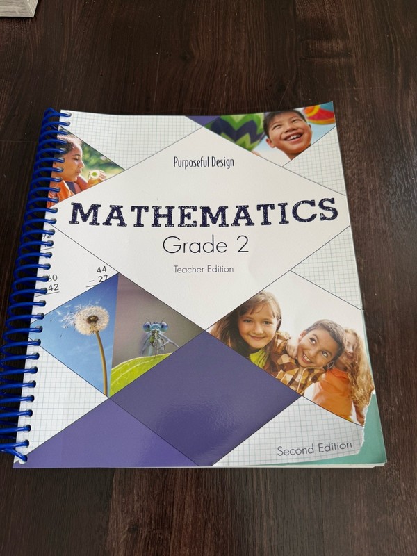 Purposeful Design Mathematics Grade 2 Teacher Edition Homeschool Curriculum
