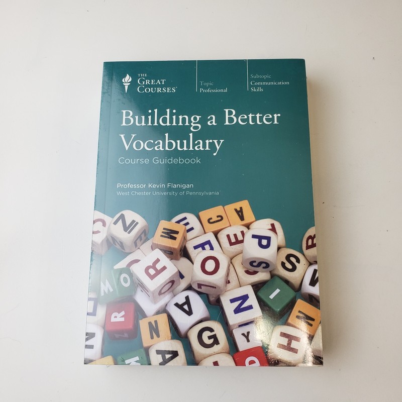 Great Courses Vocabulary DVD & Book Set New Kevin Flanigan Language Skills