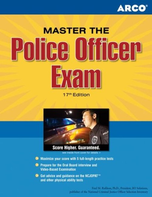 Master the Police Officer Exam, 17/e Paperback Fred M., Arco, Ant