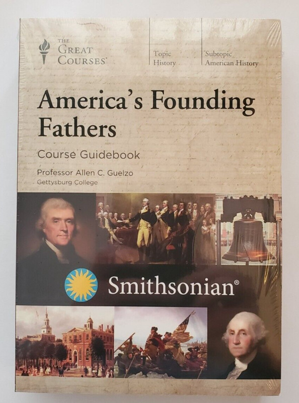 America’s Founding Fathers by Allen C. Guelzo (2017, DVD + Book) New Sealed