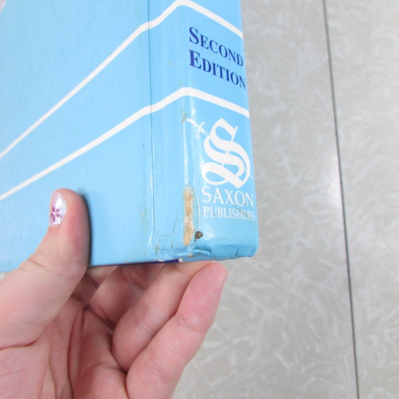 Algebra 1/2 Saxon Math Textbook Hardcover Second Edition John Saxon Homeschool gallery