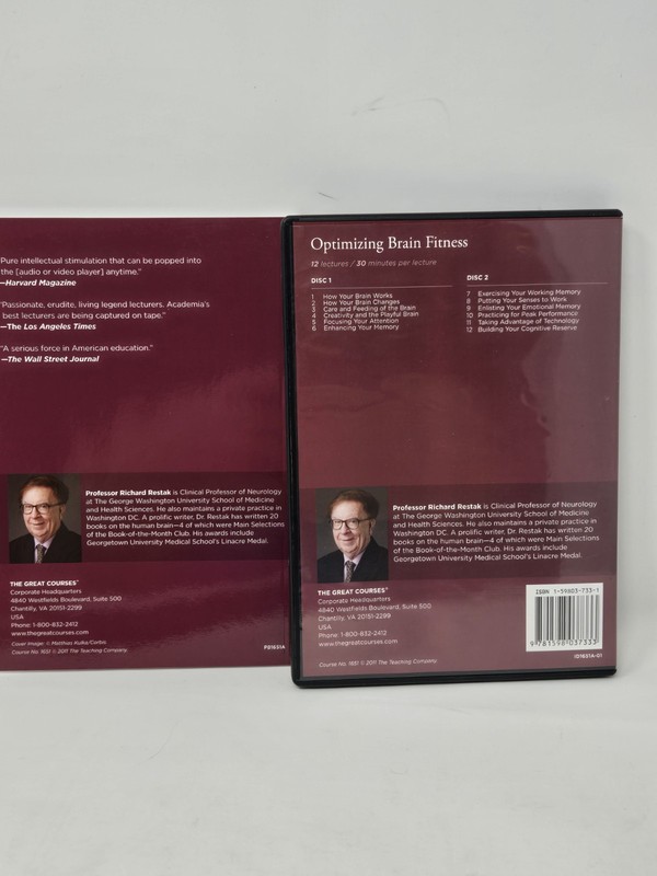 Optimizing Brain Fitness by Prof. Restak,Richard 2 DVDs with Guidebook - L.N.! gallery